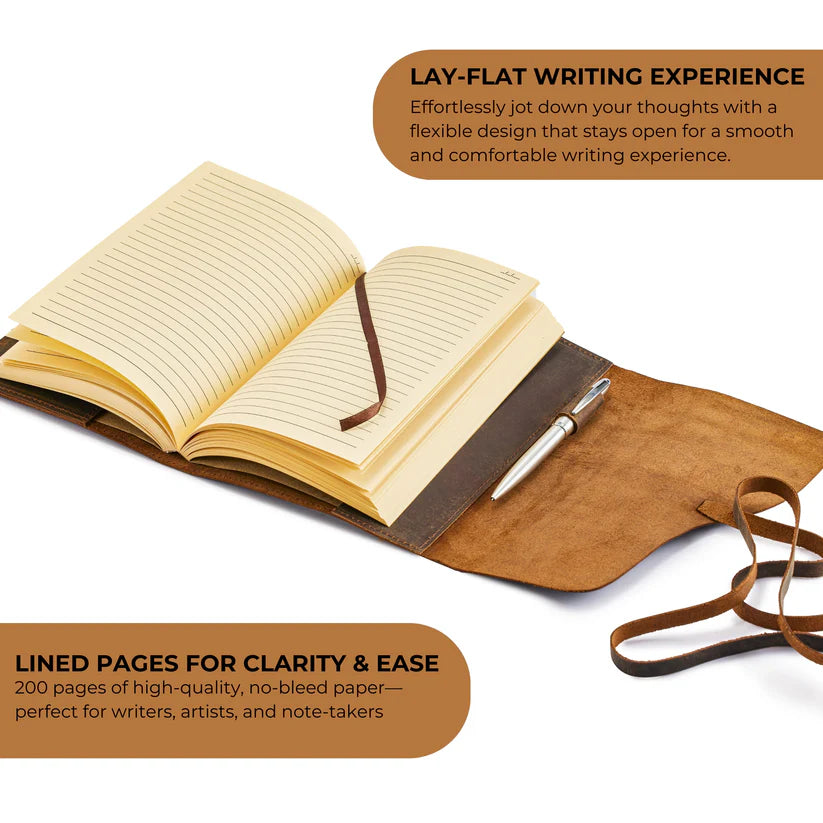 Refillable Leather Notebook